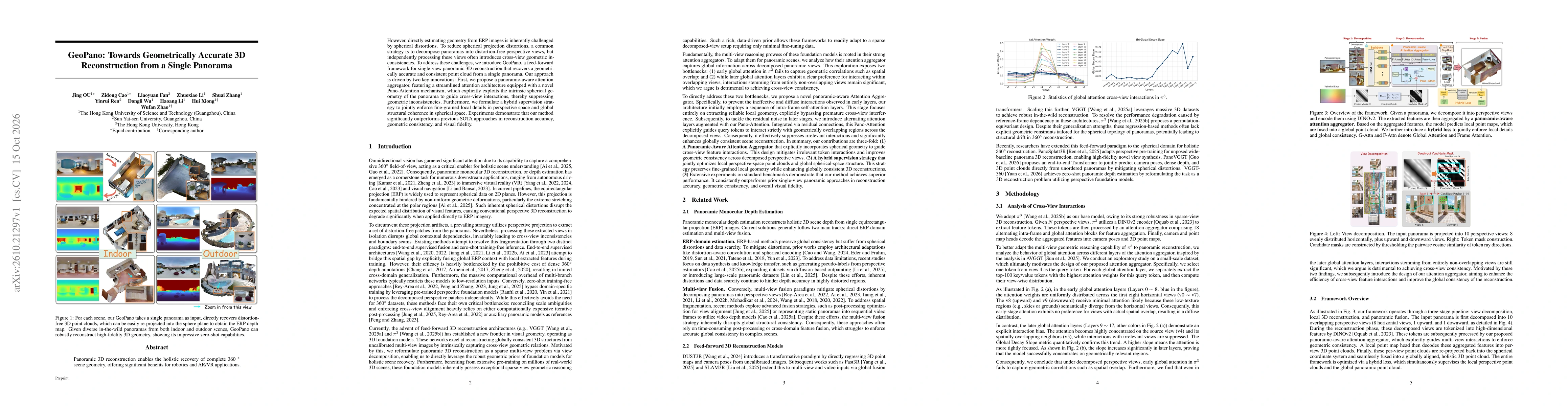 Thumbnail for GeoPano: Towards Geometrically Accurate 3D Reconstruction from a Single Panorama