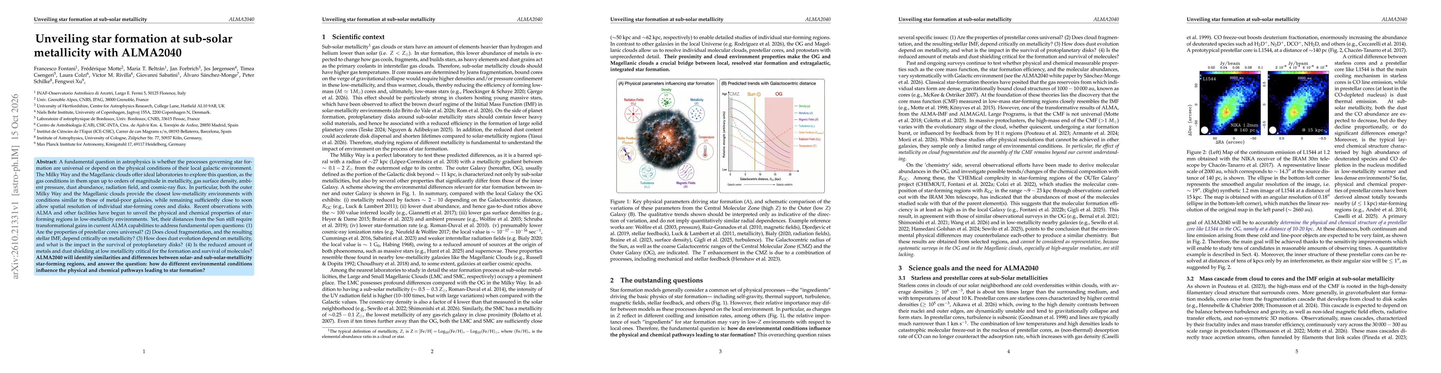 Thumbnail for Unveiling star formation at sub-solar metallicity with ALMA2040