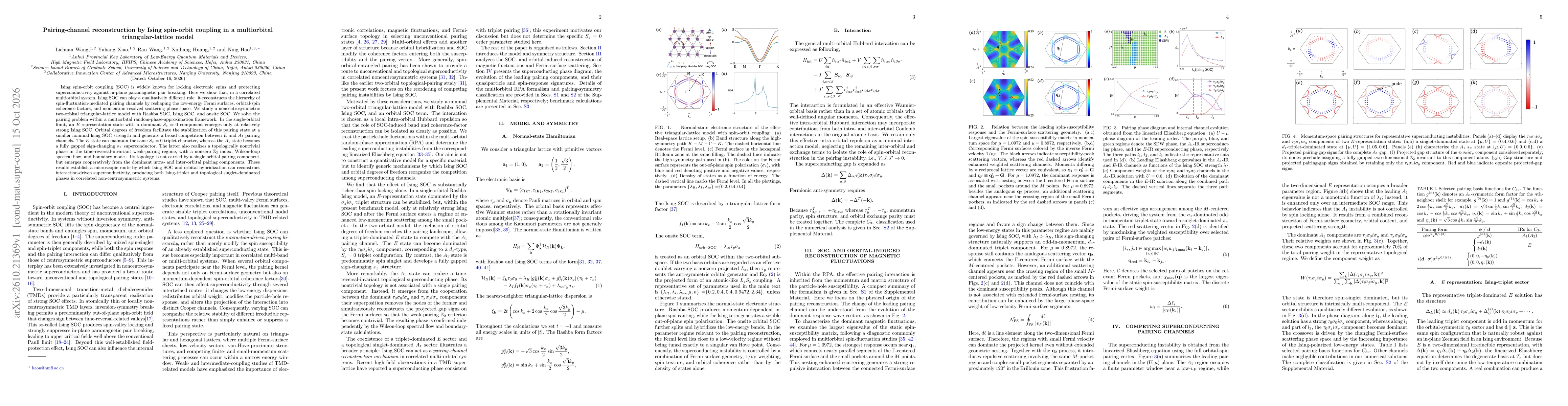 Thumbnail for Pairing-channel reconstruction by Ising spin-orbit coupling in a multiorbital triangular-lattice model