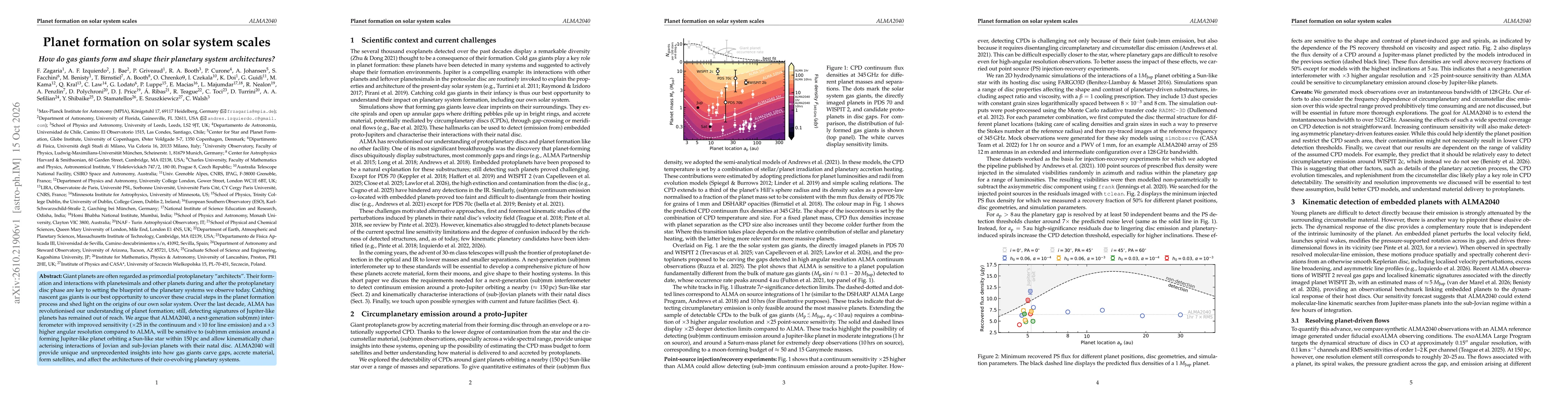 Thumbnail for Planet formation on solar system scales