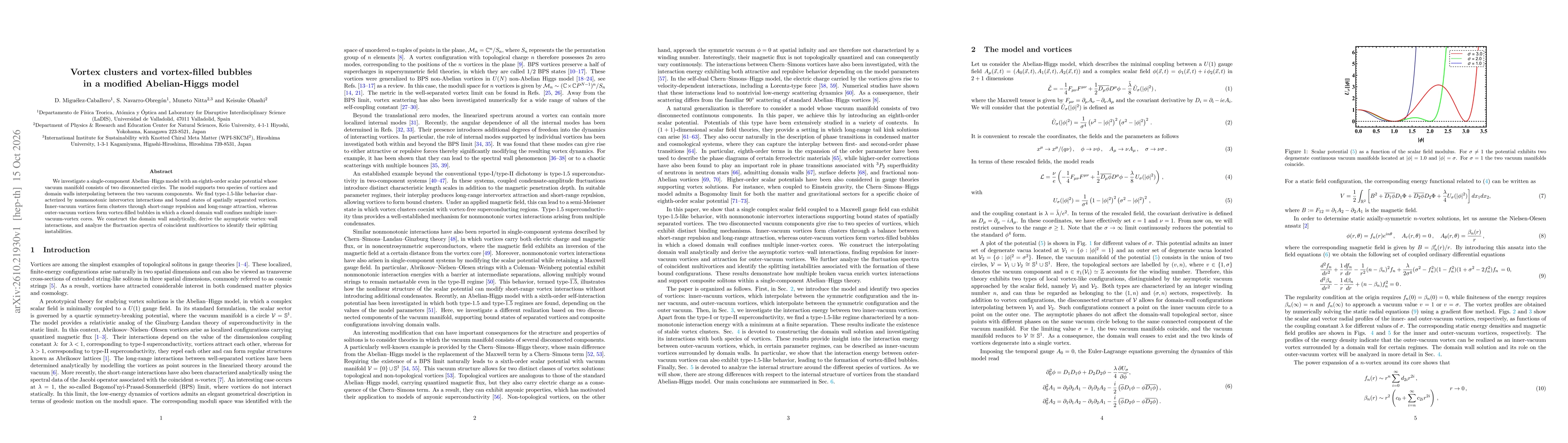 Thumbnail for Vortex clusters and vortex-filled bubbles in a modified Abelian-Higgs model