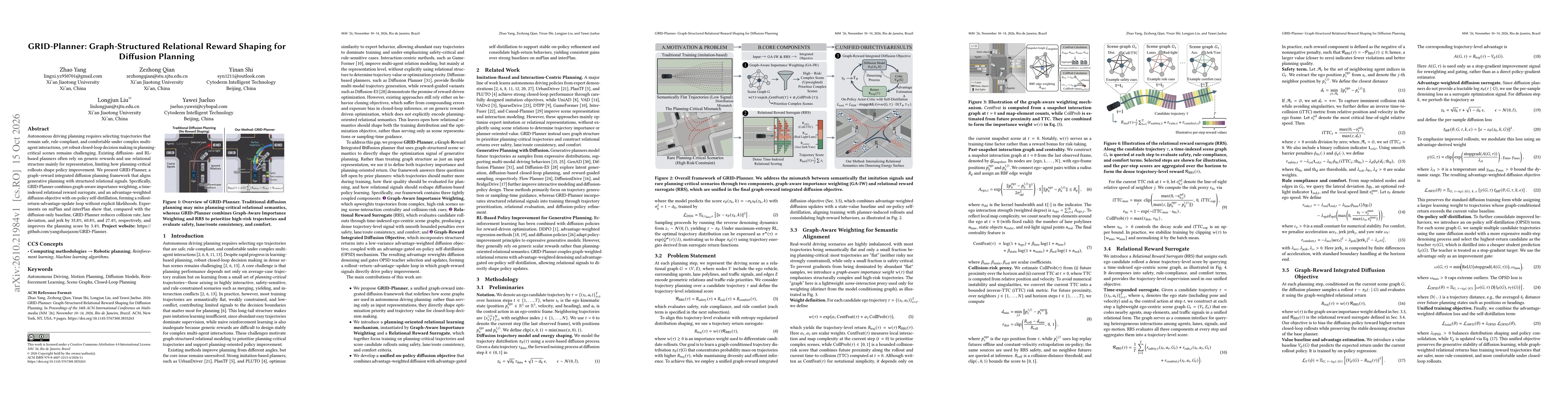 Thumbnail for GRID-Planner: Graph-Structured Relational Reward Shaping for Diffusion Planning