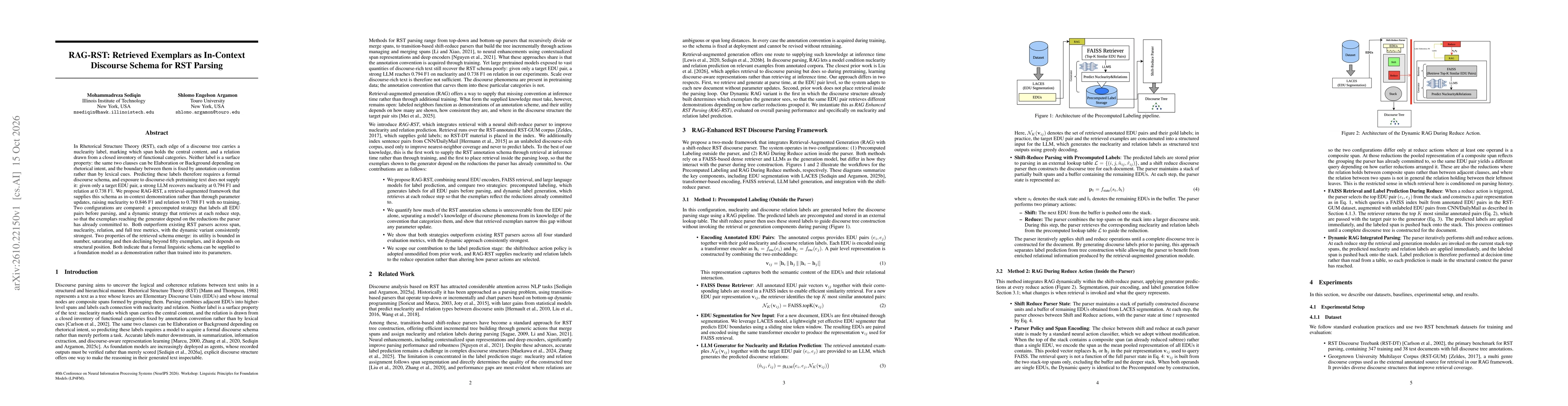 Thumbnail for RAG-RST: Retrieved Exemplars as In-Context Discourse Schema for RST Parsing