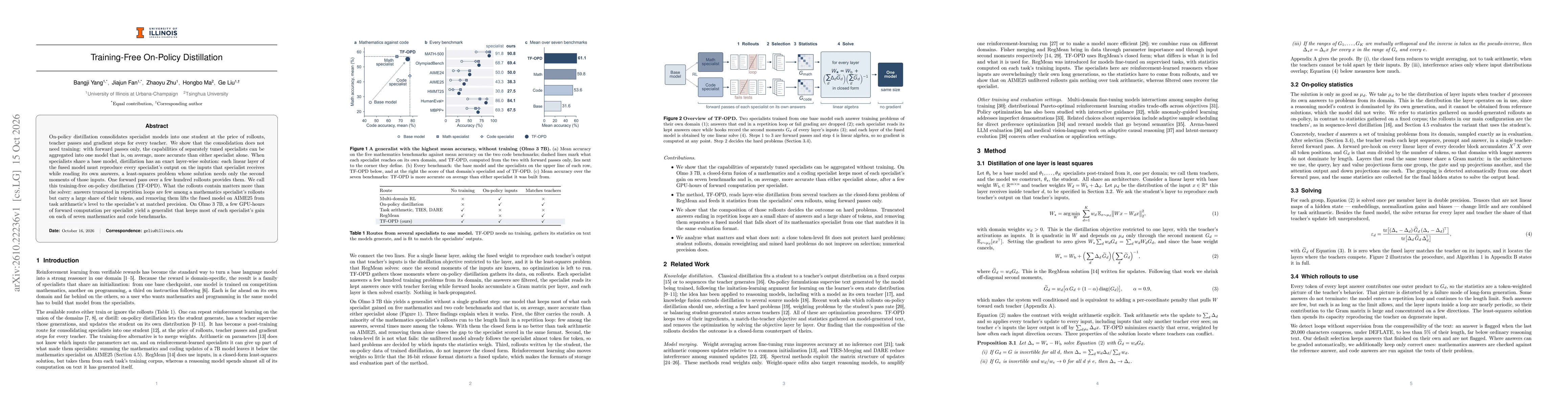 Thumbnail for Training-Free On-Policy Distillation