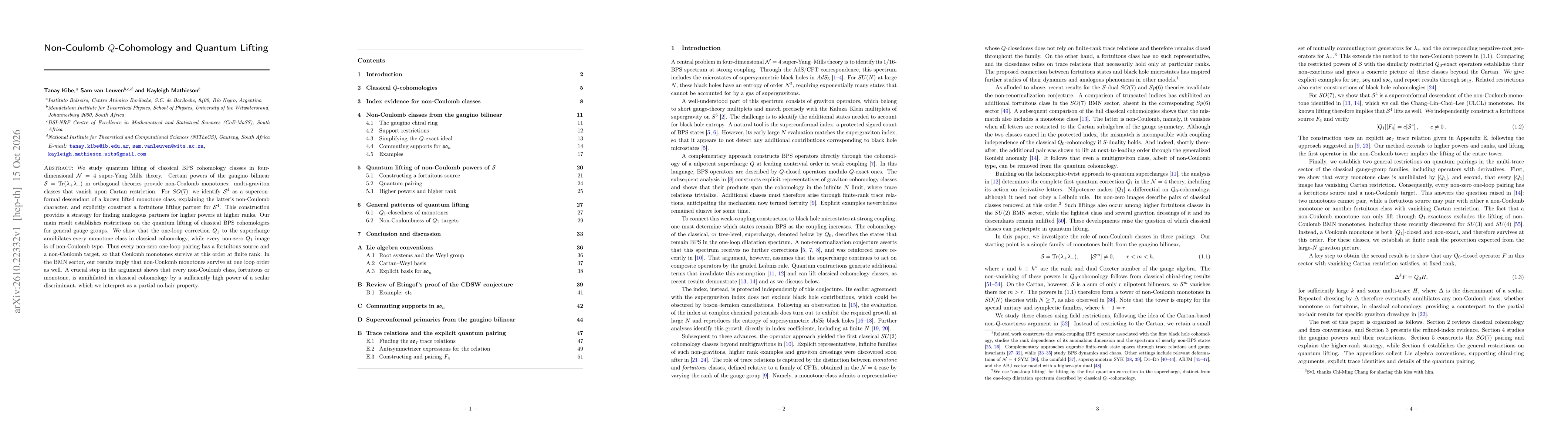 Thumbnail for Non-Coulomb $Q$-Cohomology and Quantum Lifting