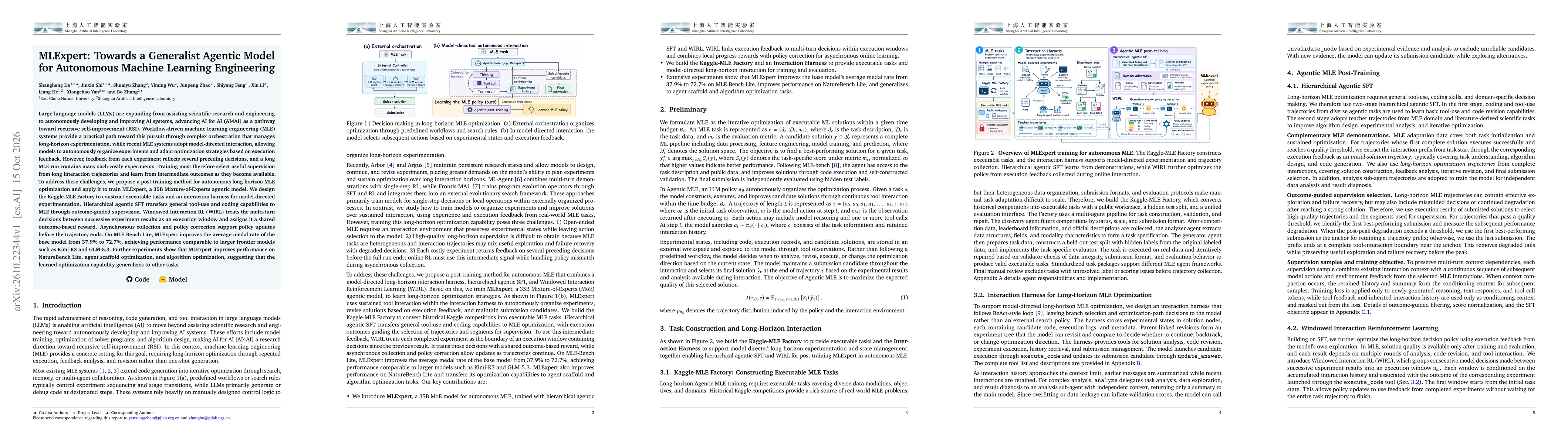 Thumbnail for MLExpert: Towards a Generalist Agentic Model for Autonomous Machine Learning Engineering