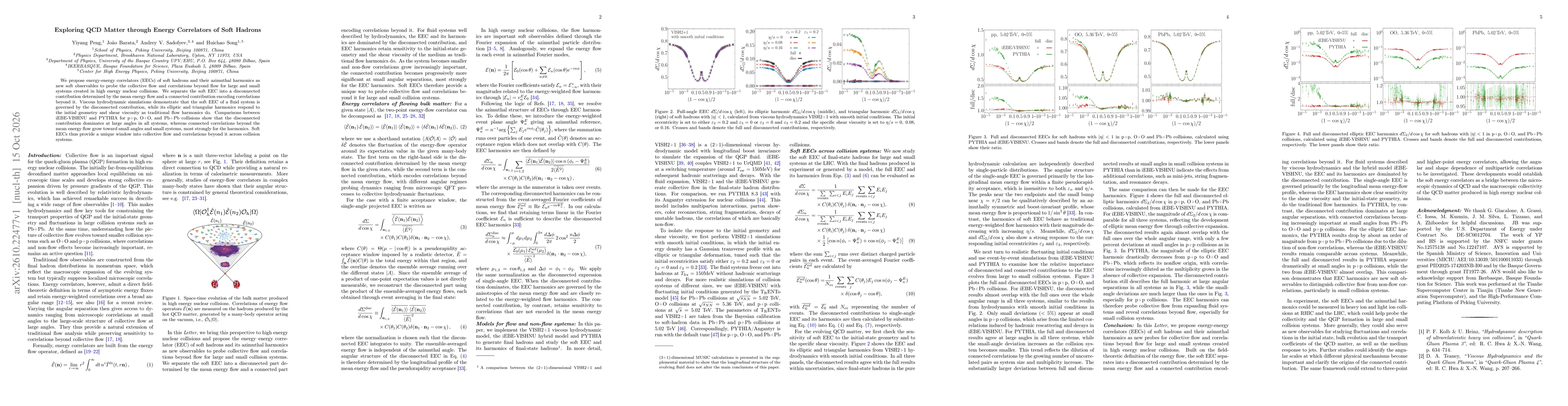 Thumbnail for Exploring QCD Matter through Energy Correlators of Soft Hadrons