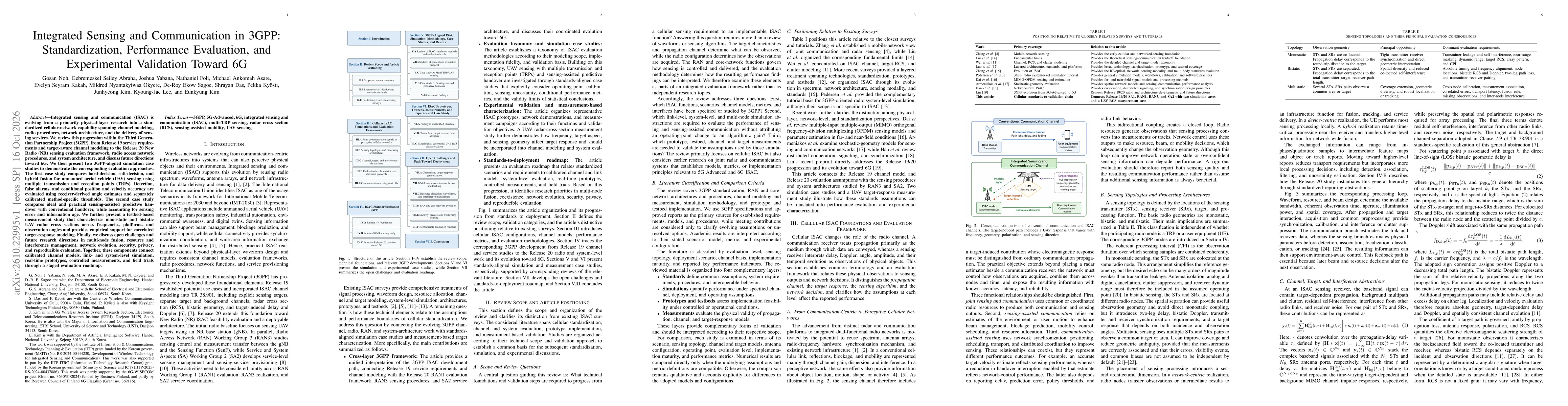 Thumbnail for Integrated Sensing and Communication in 3GPP: Standardization, Performance Evaluation, and Experimental Validation Toward 6G