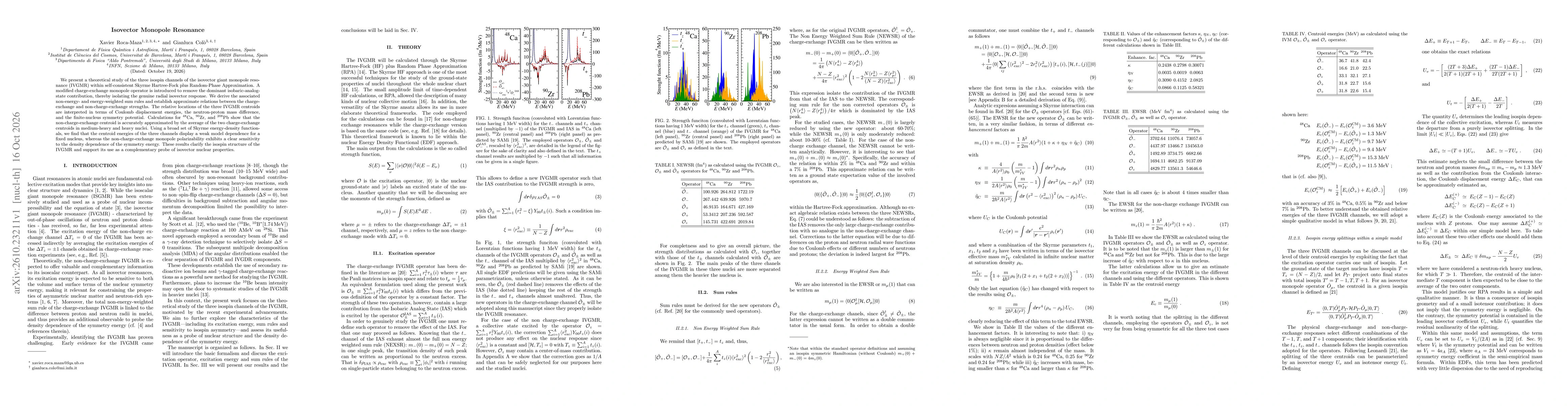 Thumbnail for Isovector Monopole Resonance