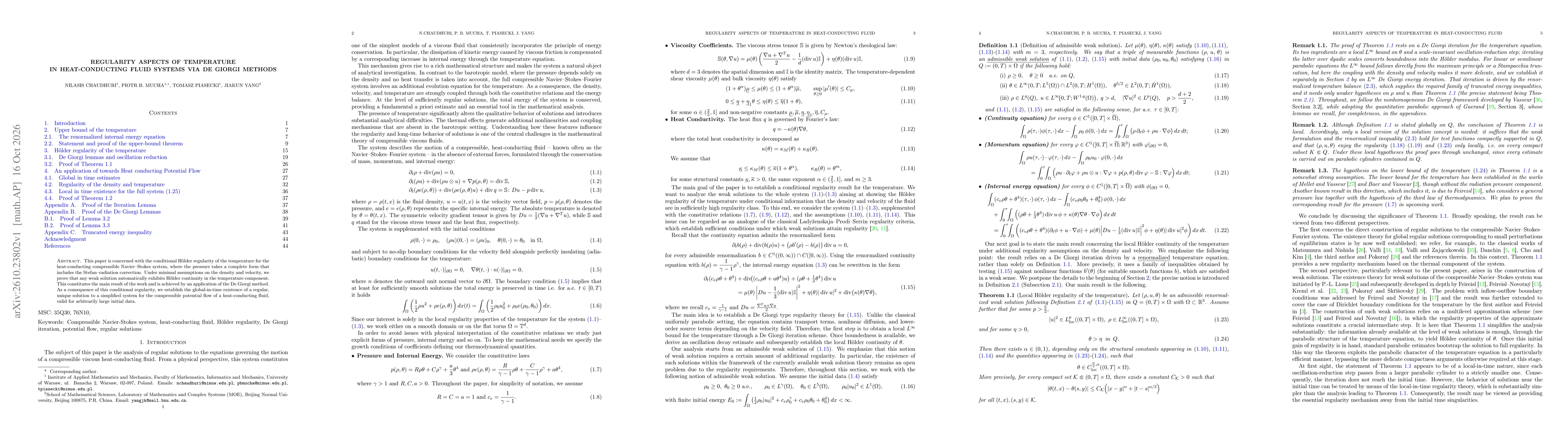Thumbnail for Regularity Aspects of Temperature in Heat-Conducting Fluid Systems via De Giorgi Methods