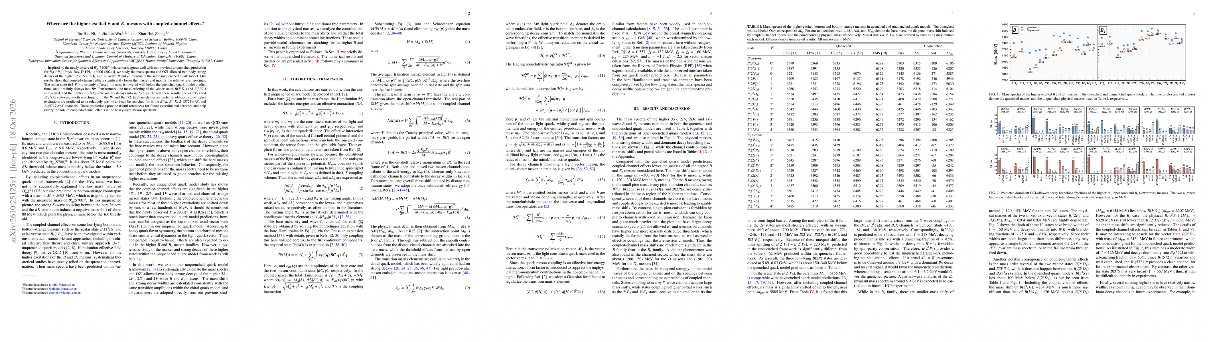 Thumbnail for Where are the higher excited $B$ and $B_s$ mesons with coupled-channel effects?