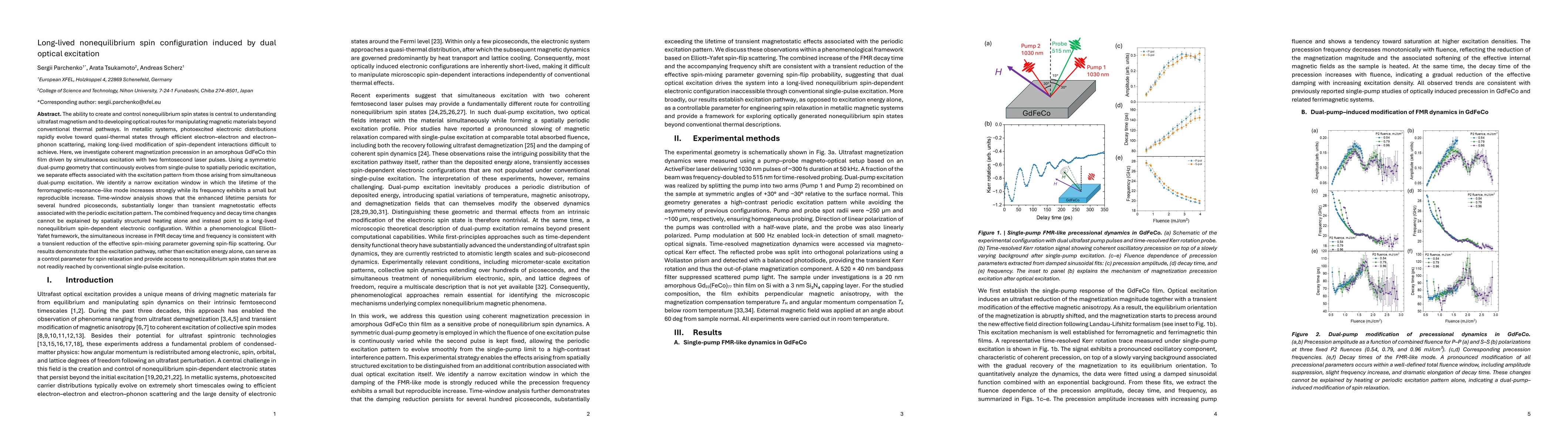 Thumbnail for Long-lived nonequilibrium spin configuration induced by dual optical excitation