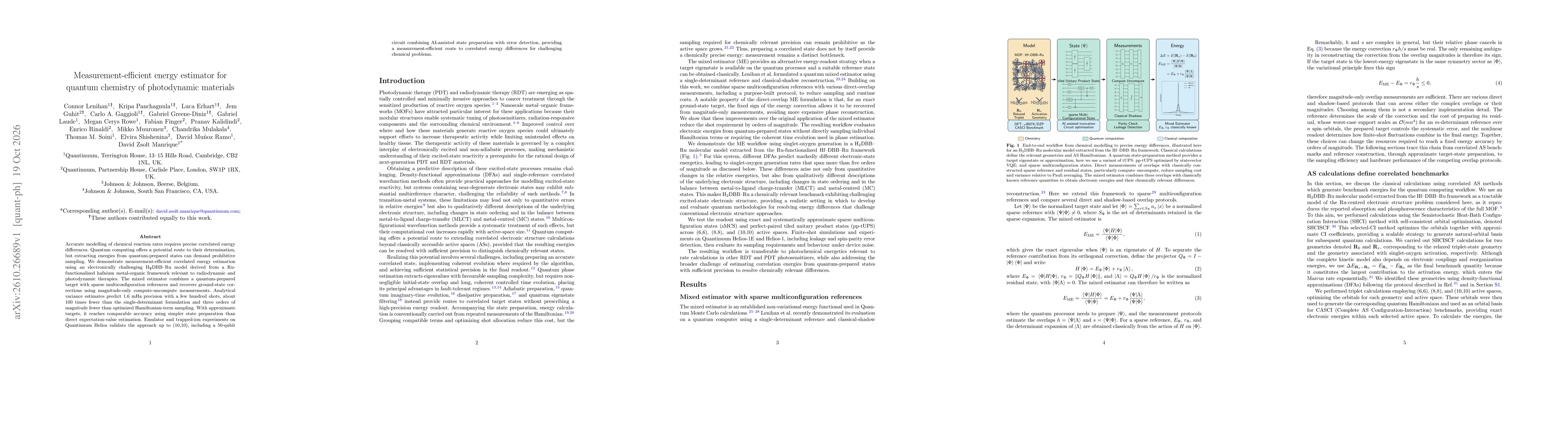 Thumbnail for Measurement-efficient energy estimator for quantum chemistry of photodynamic materials
