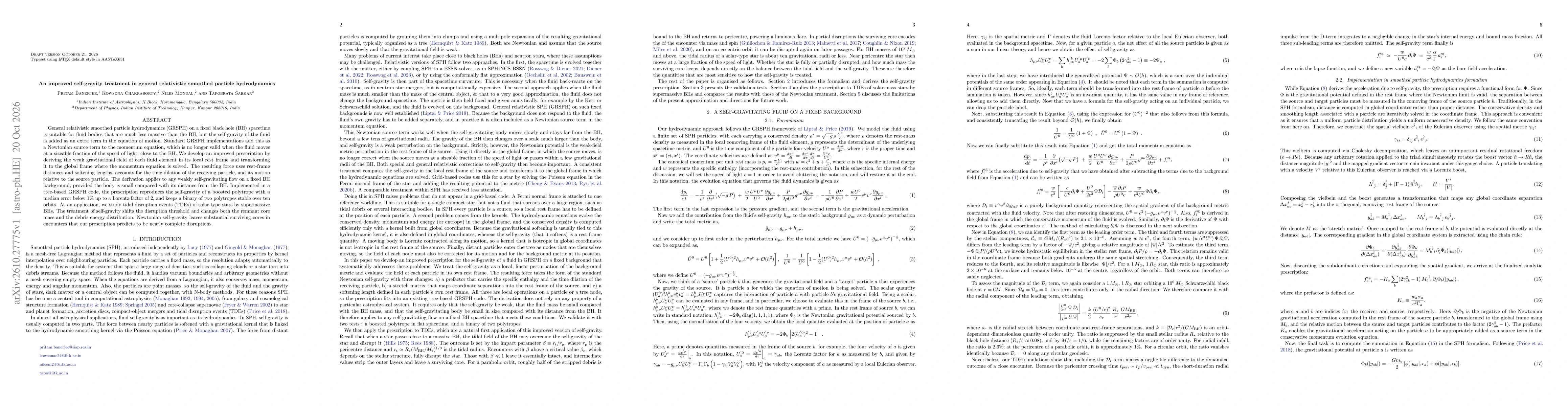 Thumbnail for An improved self-gravity treatment in general relativistic smoothed particle hydrodynamics