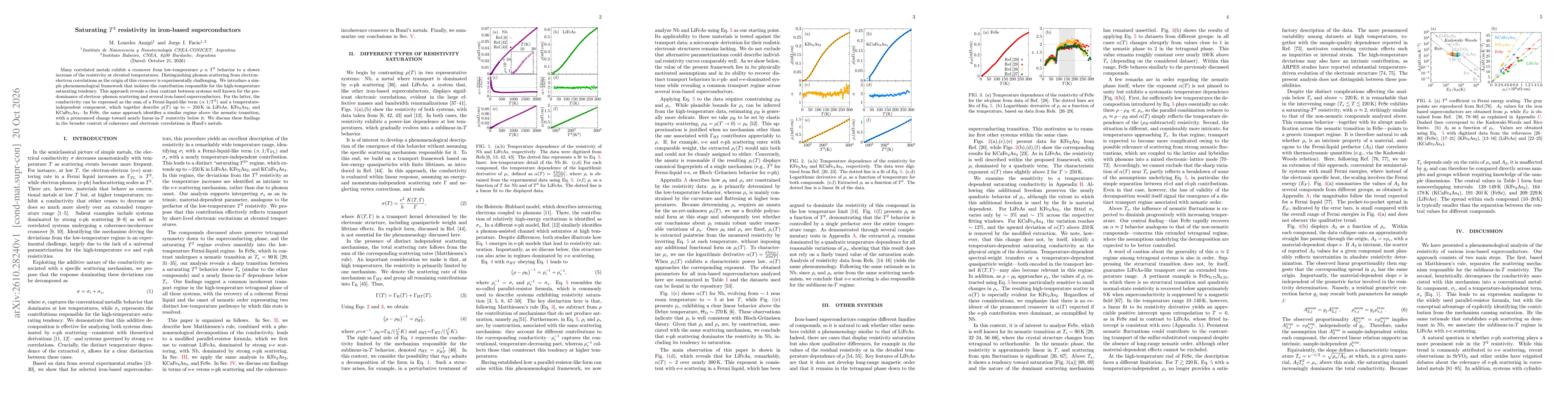 Thumbnail for Saturating $T^2$ resistivity in iron-based superconductors