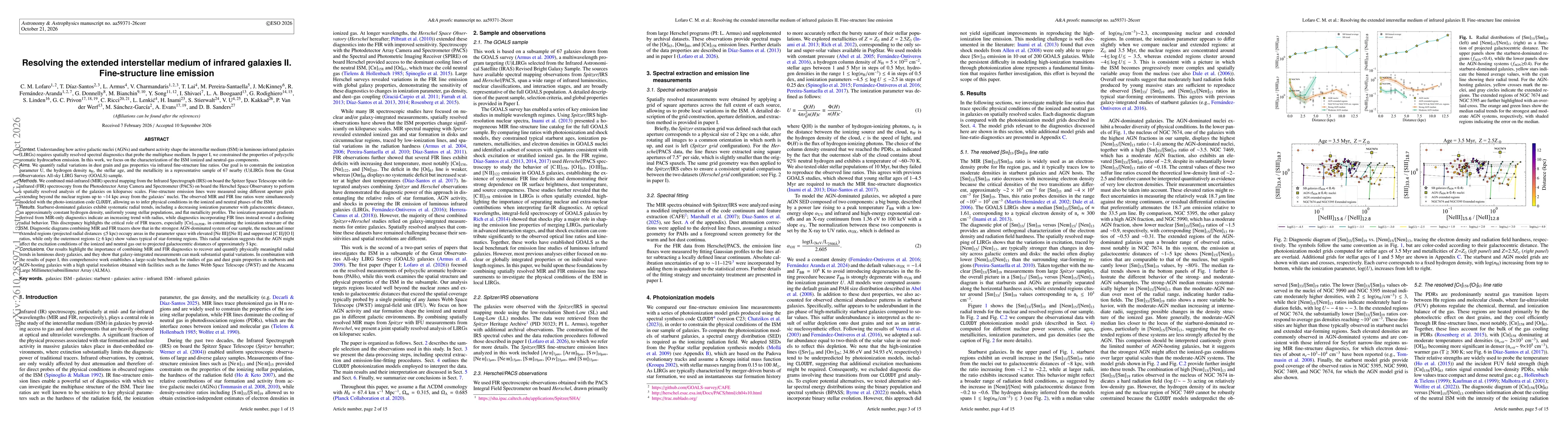 Thumbnail for Resolving the extended interstellar medium of infrared galaxies II. Fine-structure line emission