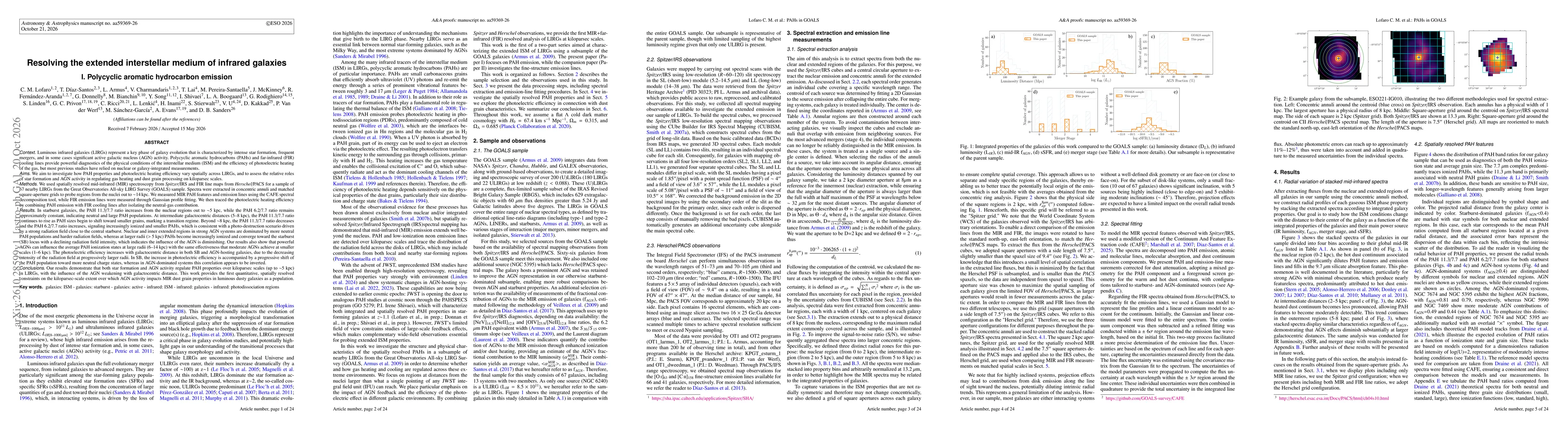 Thumbnail for Resolving the extended interstellar medium of infrared galaxies I. Polycyclic aromatic hydrocarbon emission