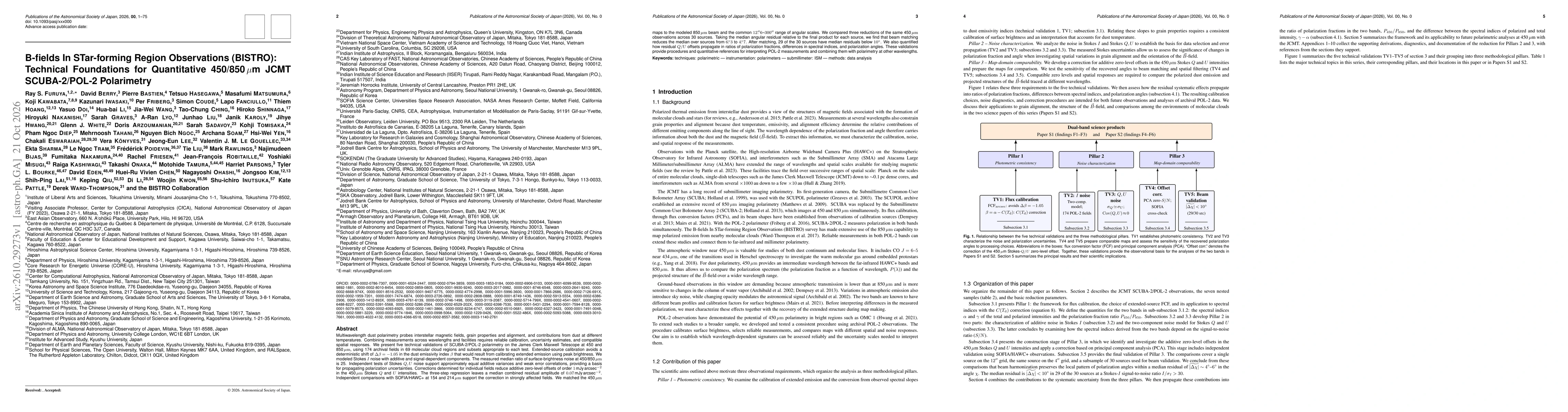 Thumbnail for B-fields In STar-forming Region Observations (BISTRO): Technical Foundations for Quantitative 450/850 $μ$m JCMT SCUBA-2/POL-2 Polarimetry