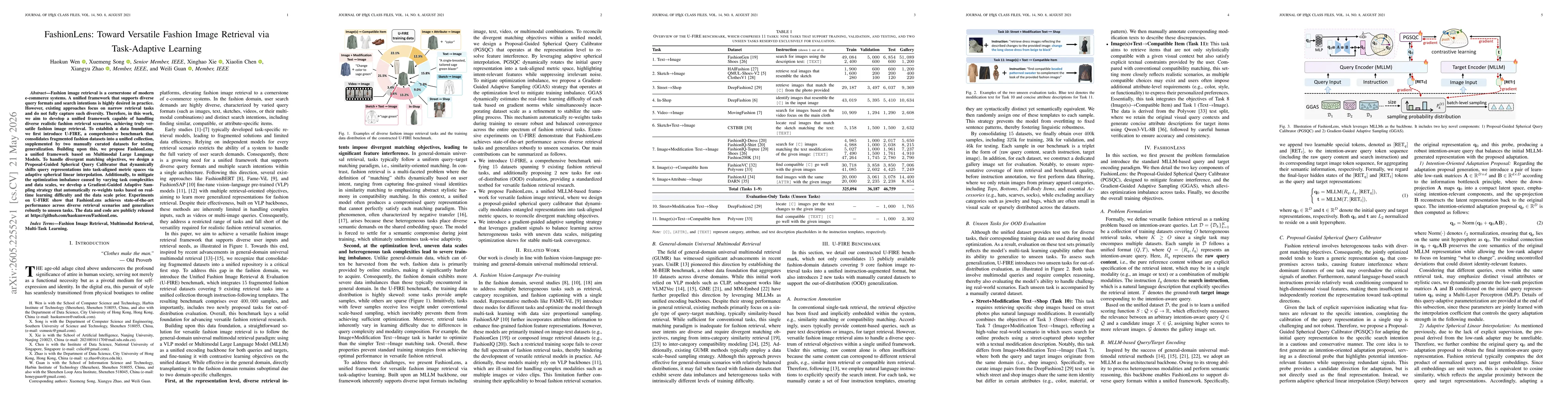 Thumbnail for FashionLens: Toward Versatile Fashion Image Retrieval via Task-Adaptive Learning