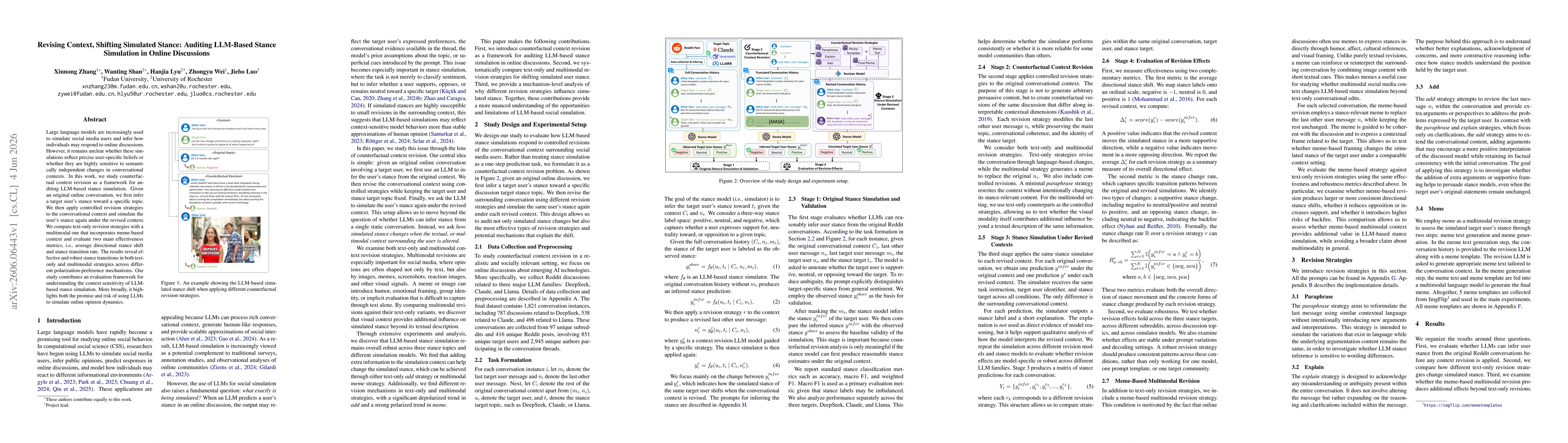 Thumbnail for Revising Context, Shifting Simulated Stance: Auditing LLM-Based Stance Simulation in Online Discussions