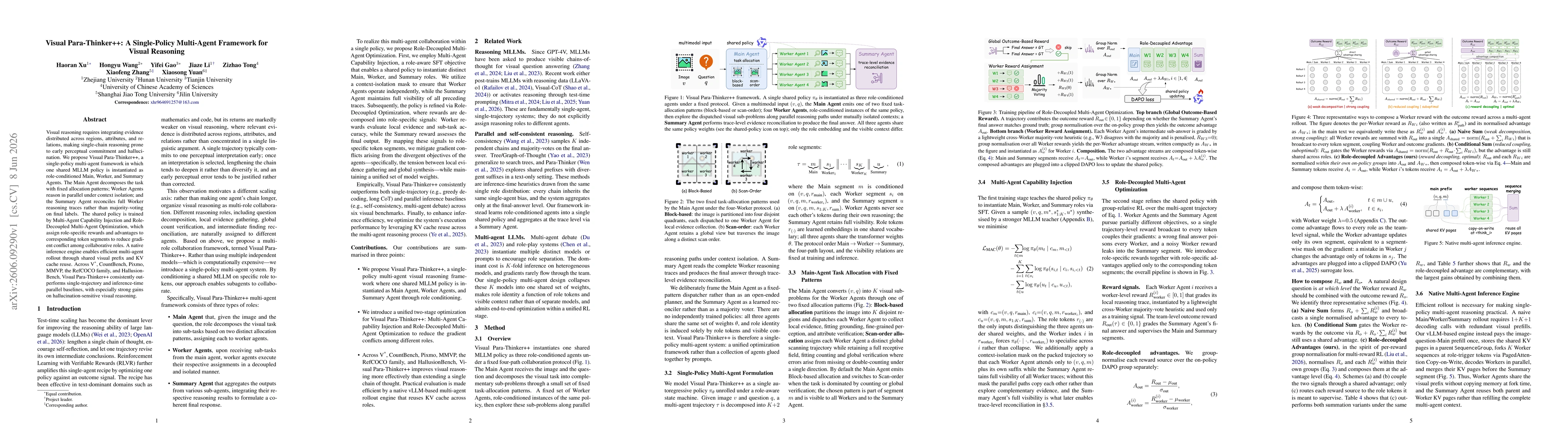 Thumbnail for Visual Para-Thinker++: A Single-Policy Multi-Agent Framework for Visual Reasoning