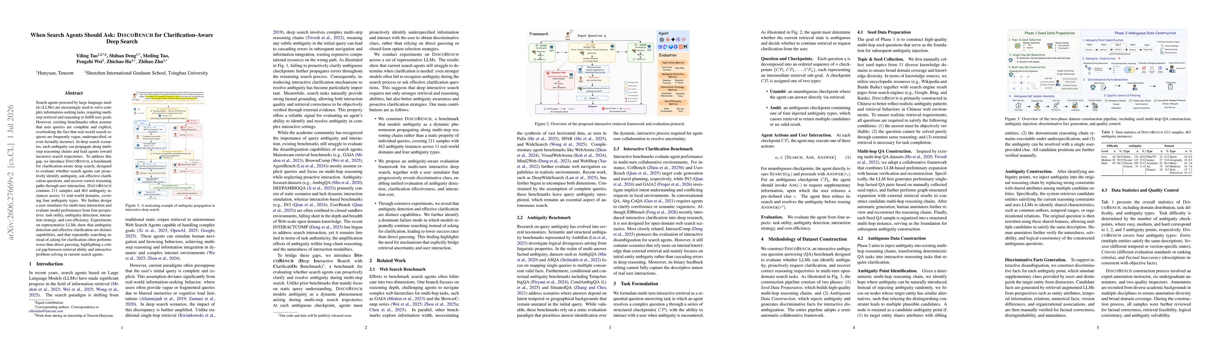 Thumbnail for When Search Agents Should Ask: DiscoBench for Clarification-Aware Deep Search