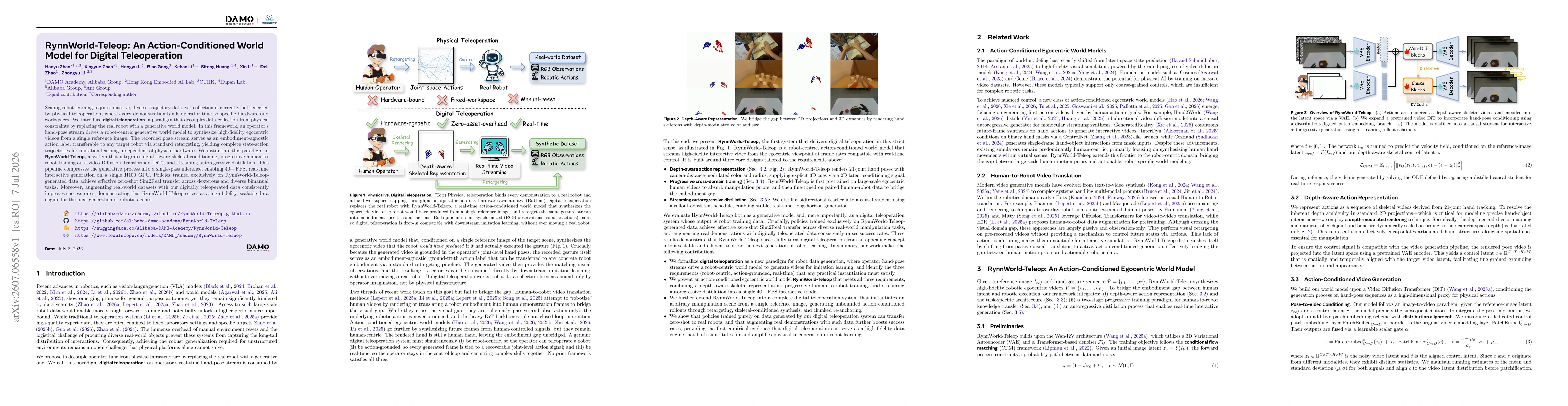 Thumbnail for RynnWorld-Teleop: An Action-Conditioned World Model for Digital Teleoperation