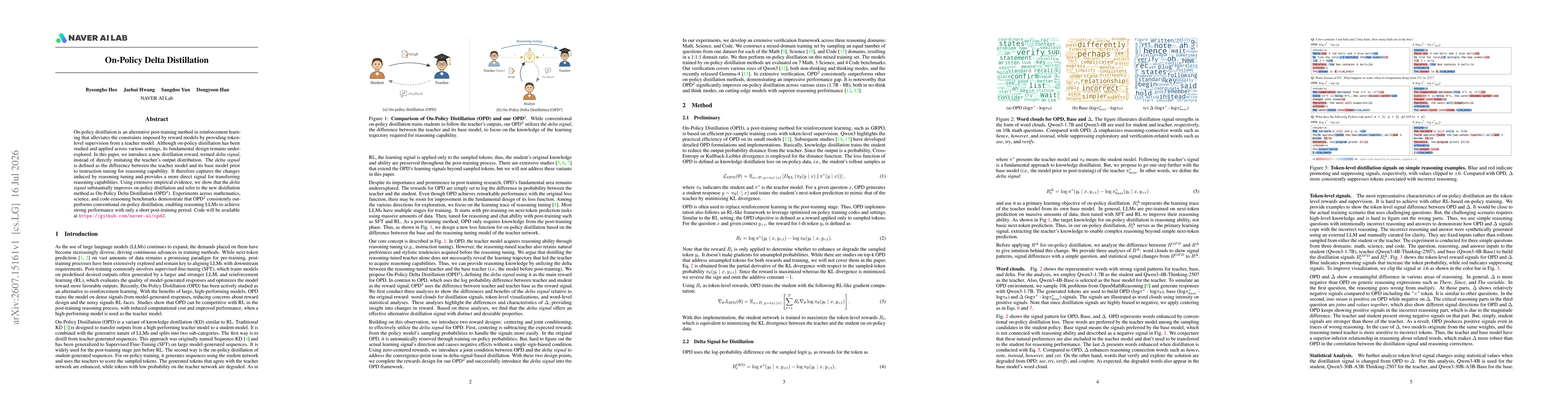 Thumbnail for On-Policy Delta Distillation