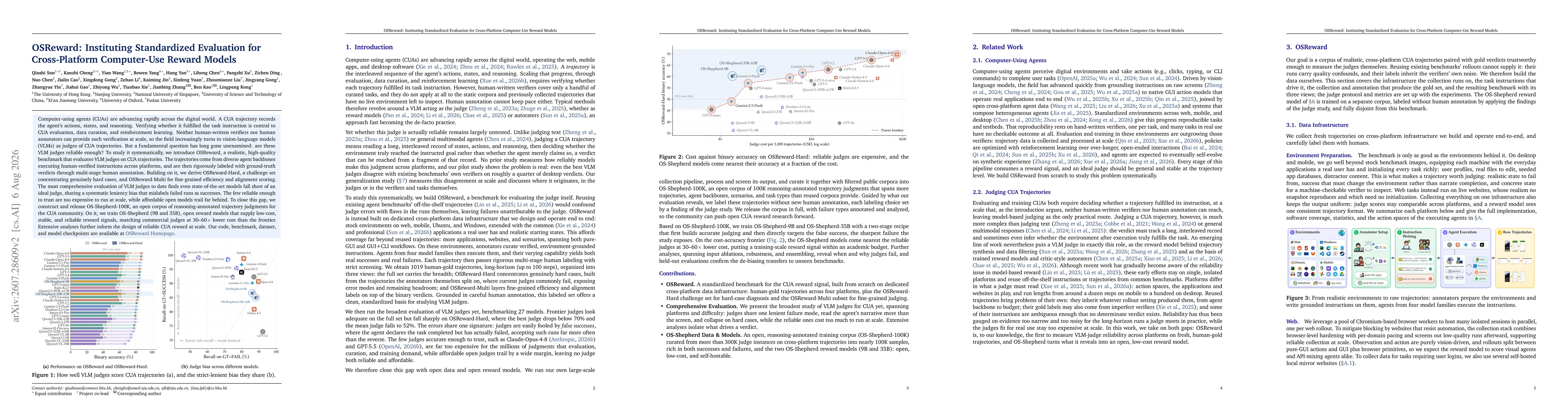 Thumbnail for OSReward: Instituting Standardized Evaluation for Cross-Platform Computer-Use Reward Models
