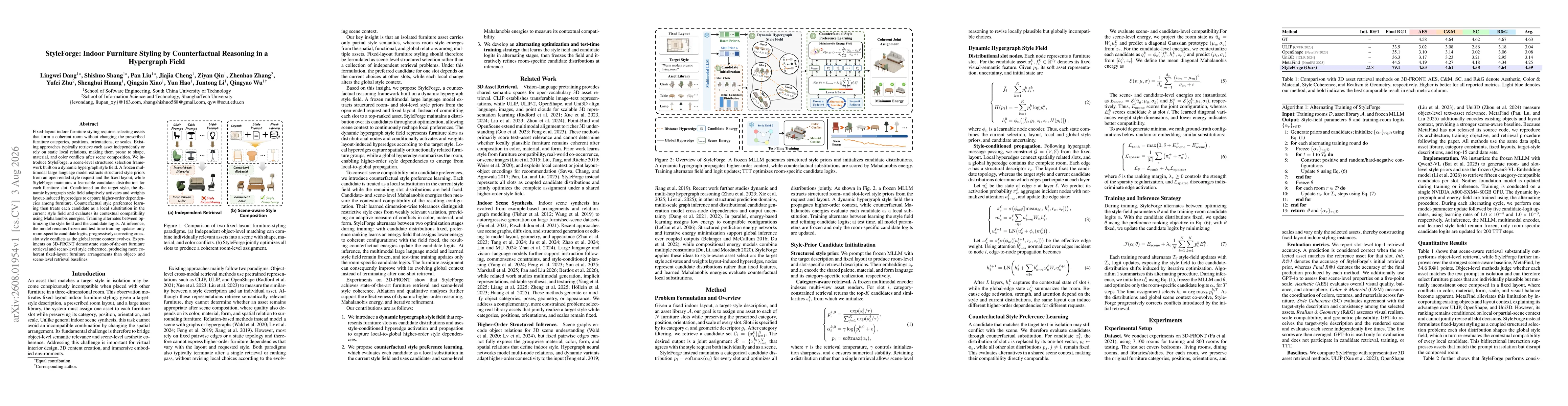 Thumbnail for StyleForge: Indoor Furniture Styling by Counterfactual Reasoning in a Hypergraph Field