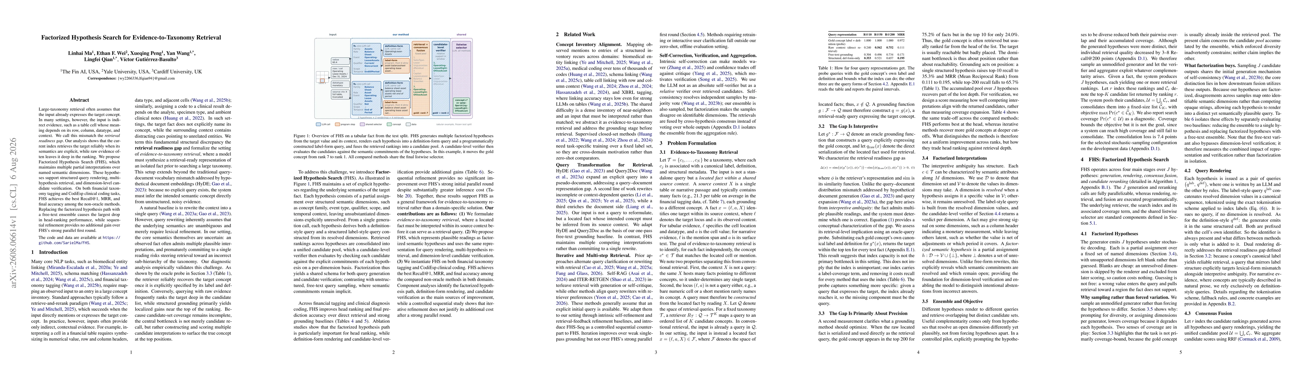 Thumbnail for Factorized Hypothesis Search for Evidence-to-Taxonomy Retrieval