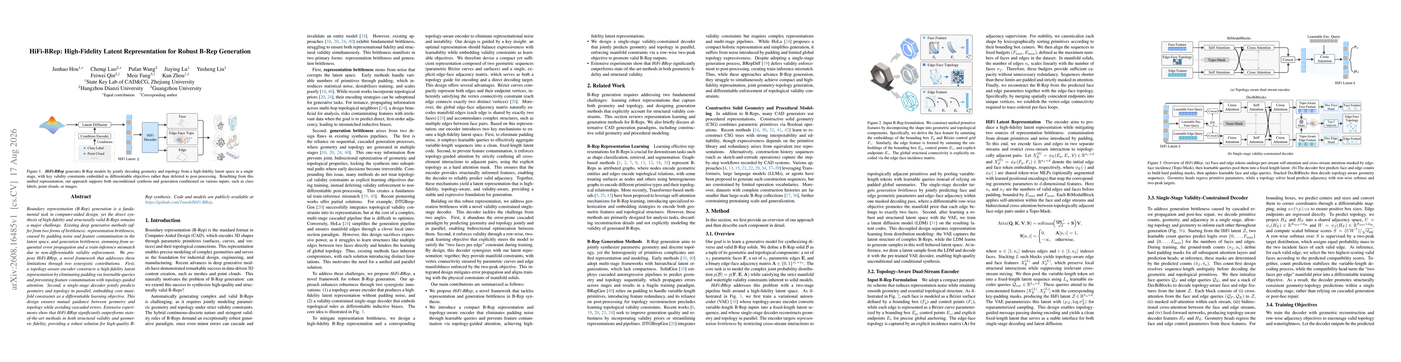Thumbnail for HiFi-BRep: High-Fidelity Latent Representation for Robust B-Rep Generation