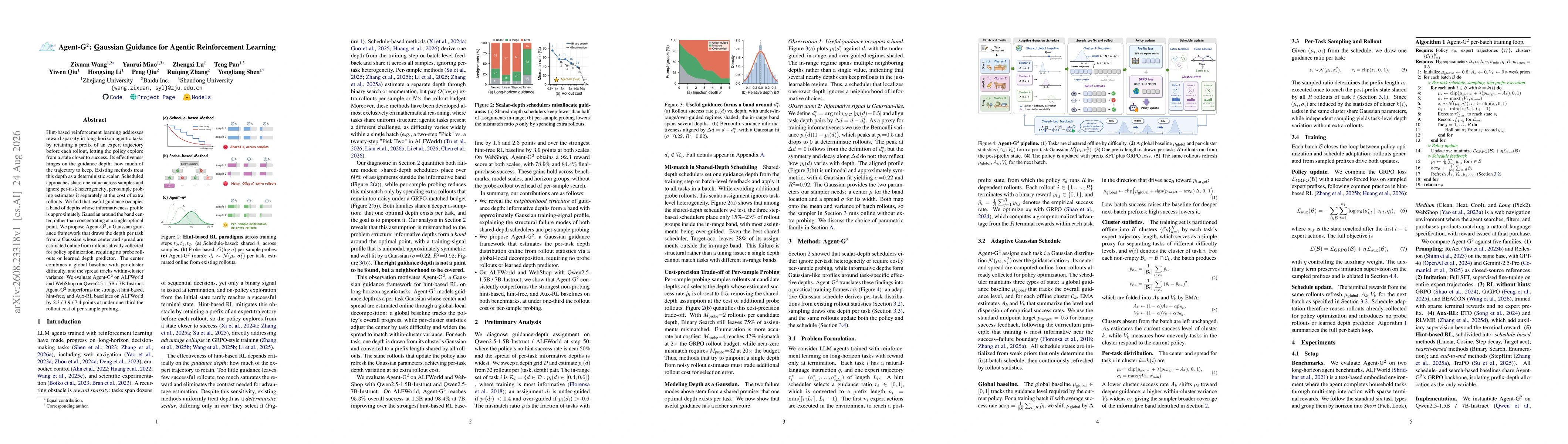Thumbnail for Agent-G^2: Gaussian Guidance for Agentic Reinforcement Learning