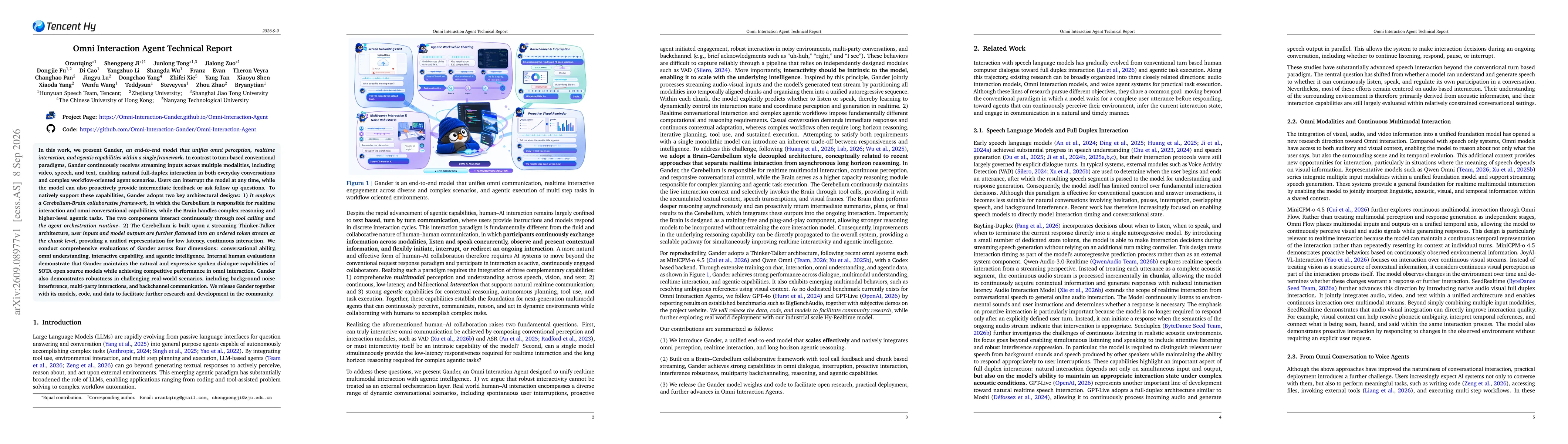 Thumbnail for Omni Interaction Agent Technical Report