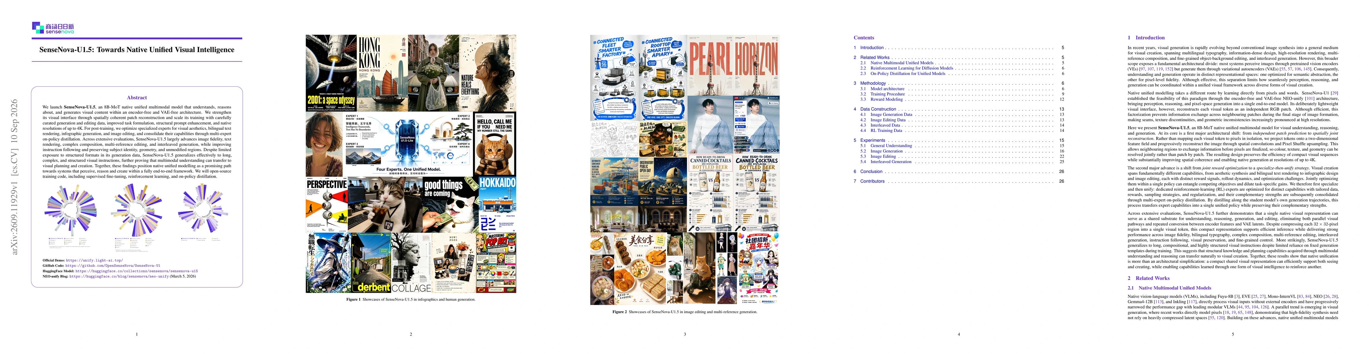 Thumbnail for SenseNova-U1.5: Towards Native Unified Visual Intelligence