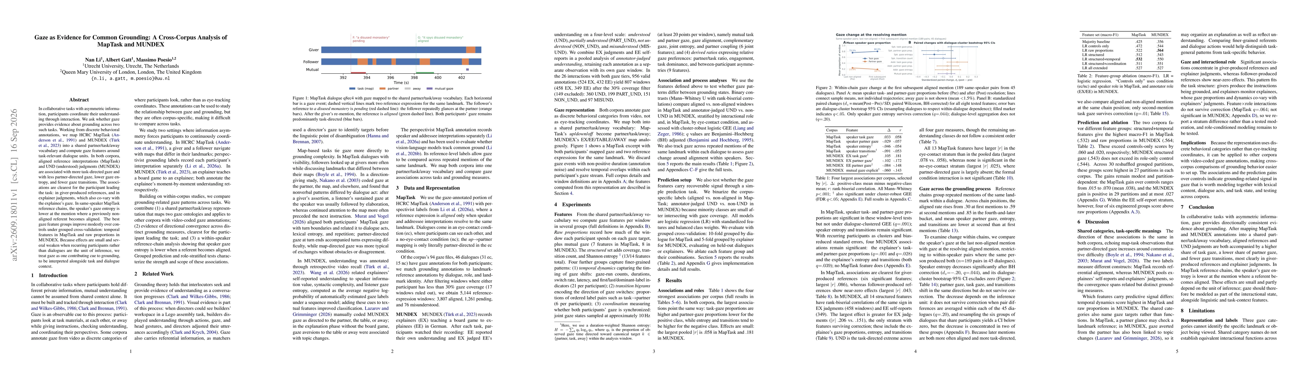 Thumbnail for Gaze as Evidence for Common Grounding: A Cross-Corpus Analysis of MapTask and MUNDEX