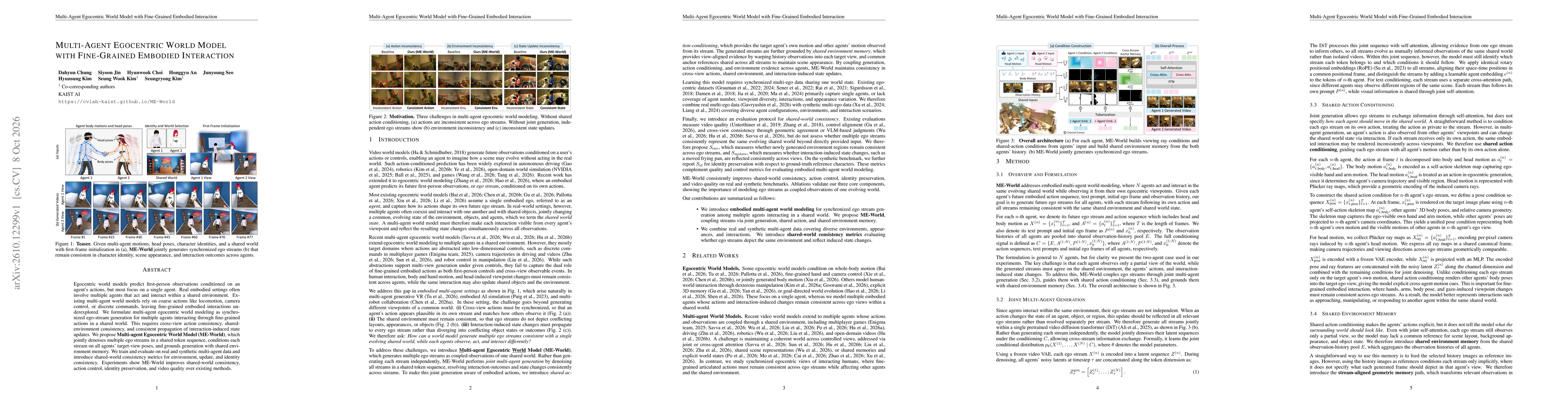 Thumbnail for Multi-Agent Egocentric World Model with Fine-Grained Embodied Interaction