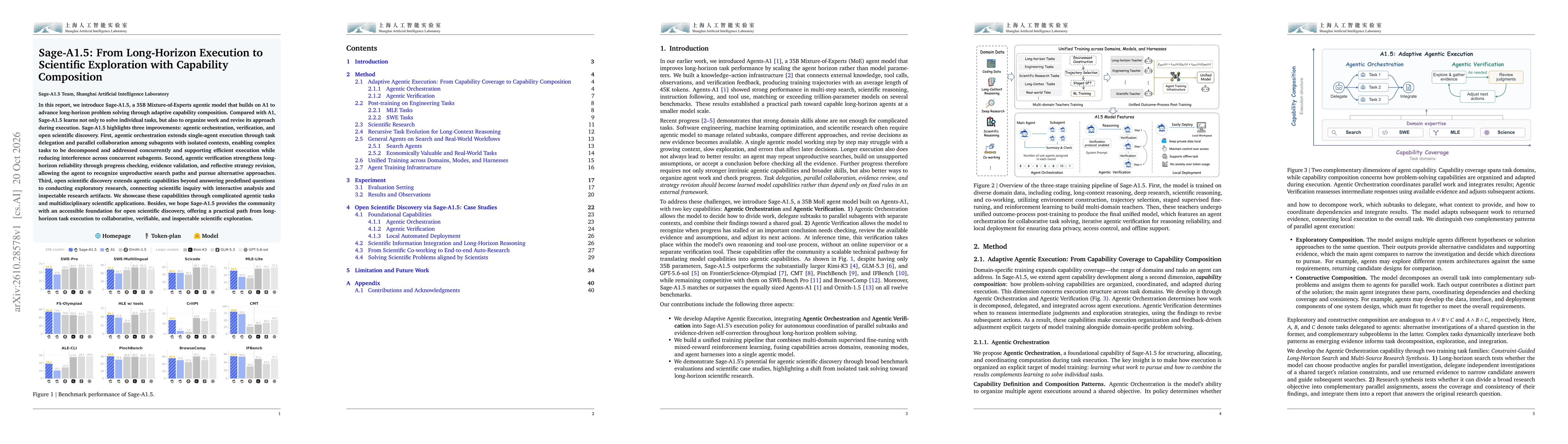 Thumbnail for Sage-A1.5: From Long-Horizon Execution to Scientific Exploration with Capability Composition