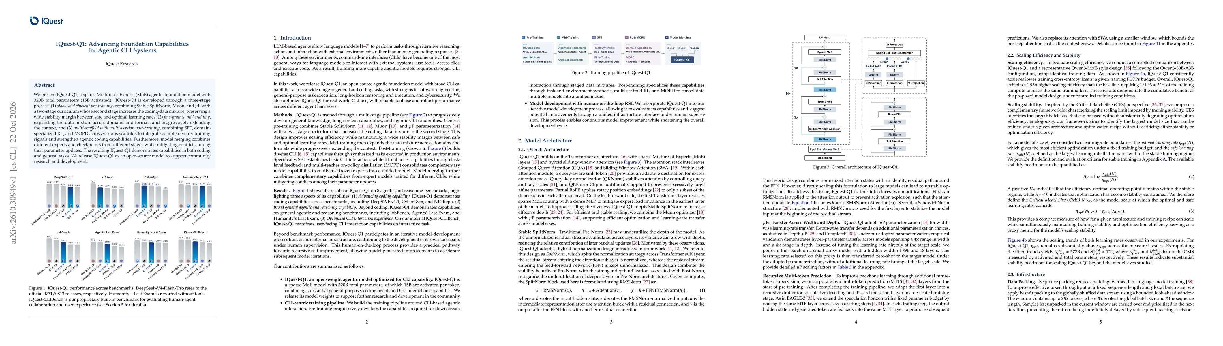 Thumbnail for IQuest-Q1: Advancing Foundation Capabilities for Agentic CLI Systems