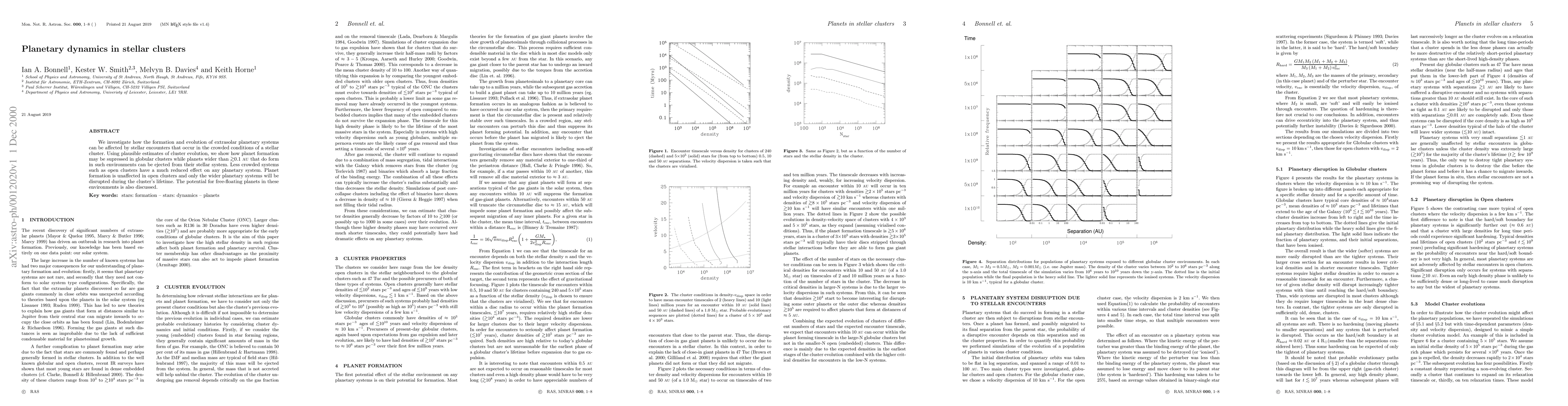 Thumbnail for Planetary dynamics in stellar clusters
