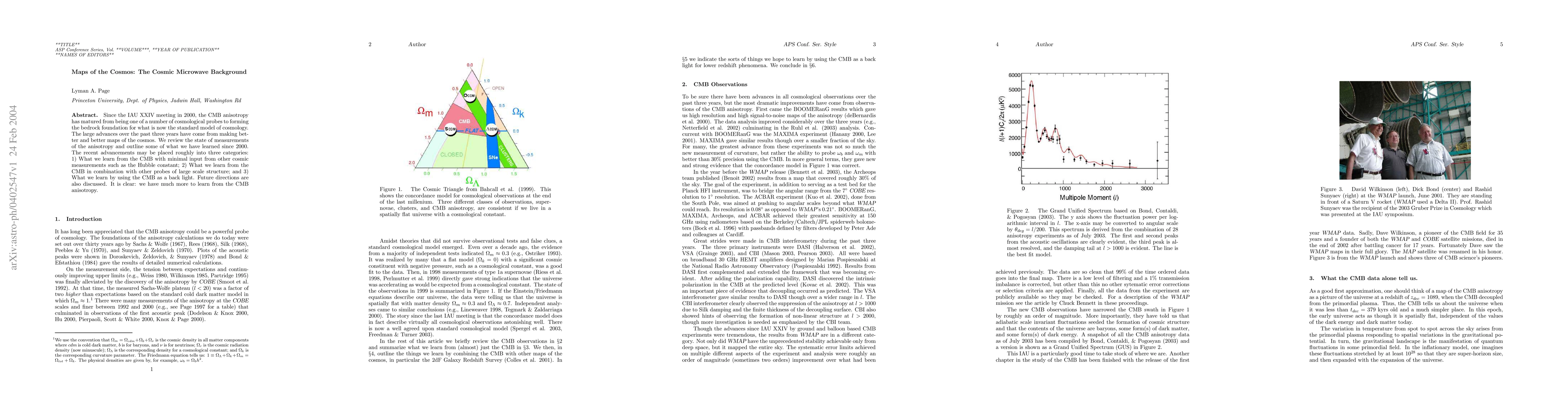 Thumbnail for Maps of the Cosmos: The Cosmic Microwave Background