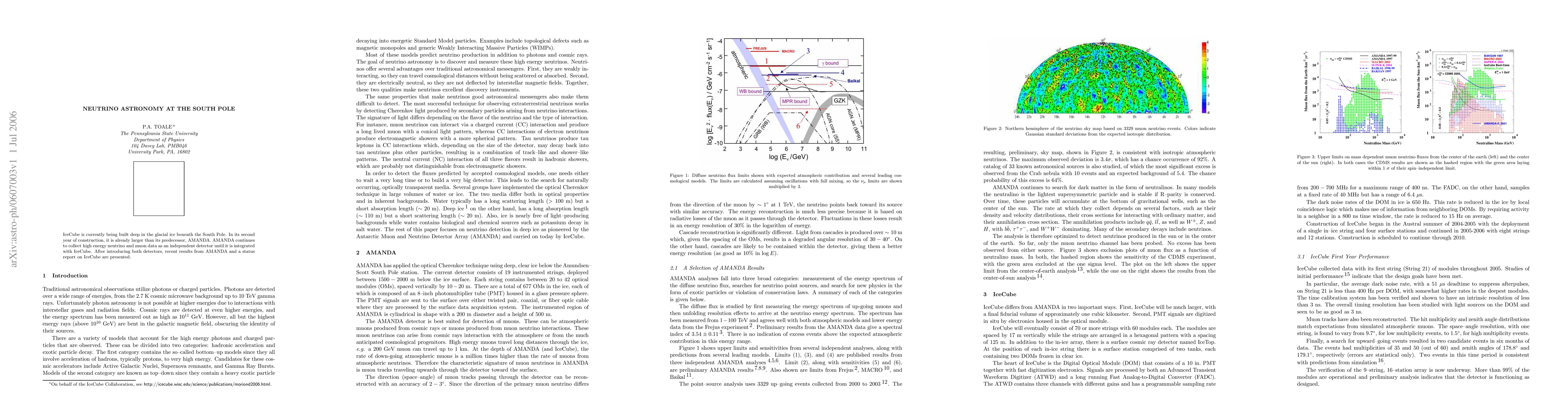 Thumbnail for Neutrino Astronomy at the South Pole