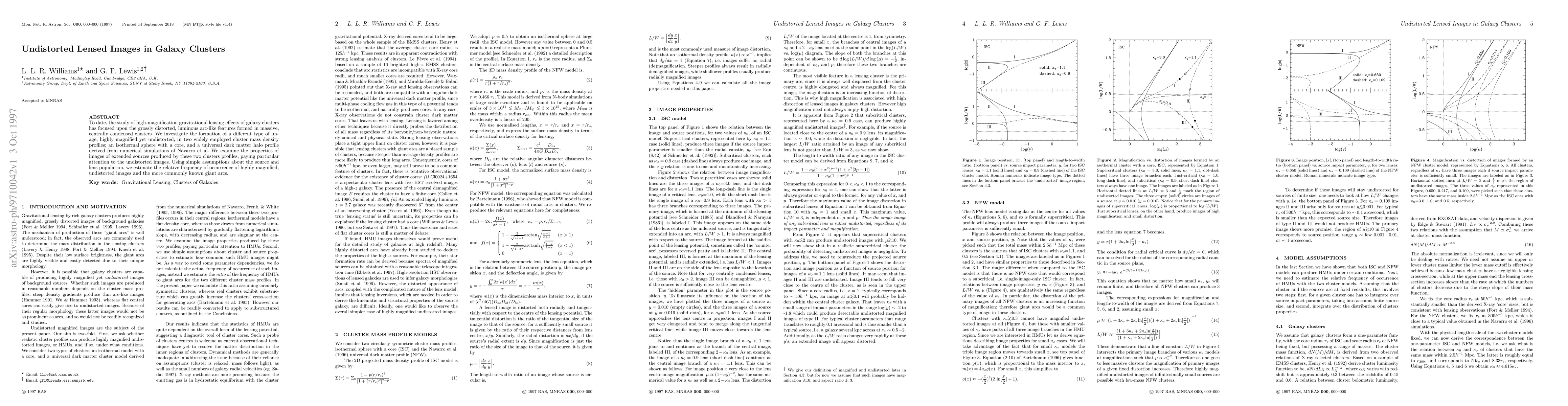 Thumbnail for Undistorted Lensed Images in Galaxy Clusters
