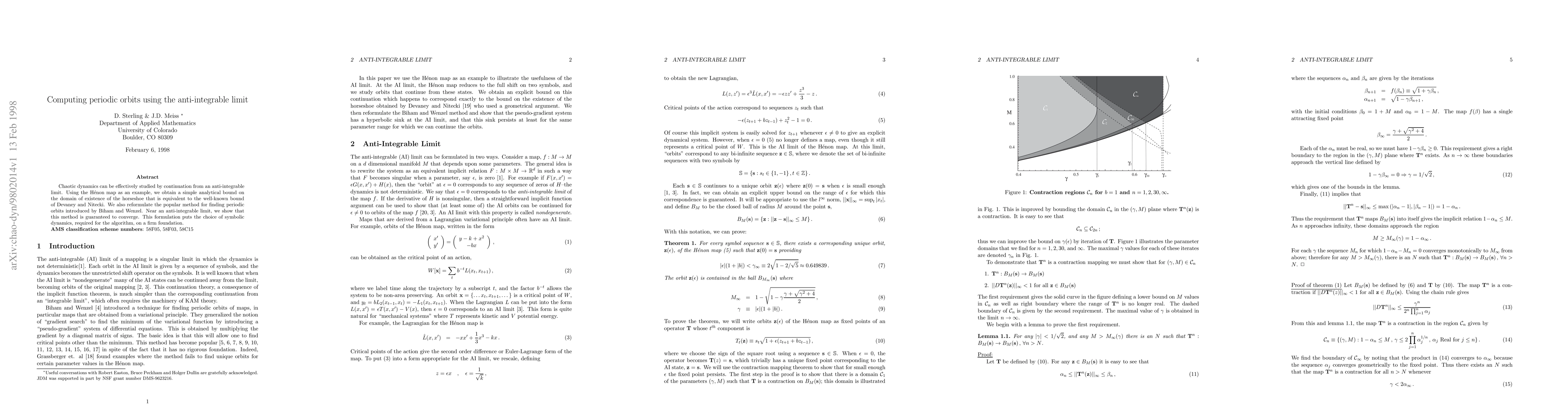 Thumbnail for Computing periodic orbits using the anti-integrable limit