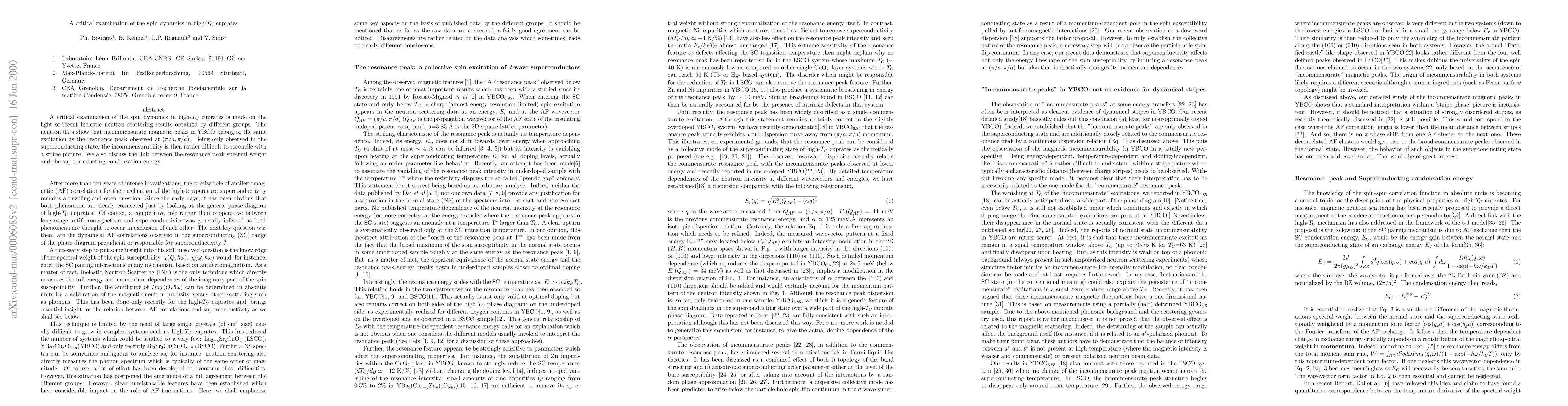 Thumbnail for A critical examination of the spin dynamics in high-$T_C$ cuprates