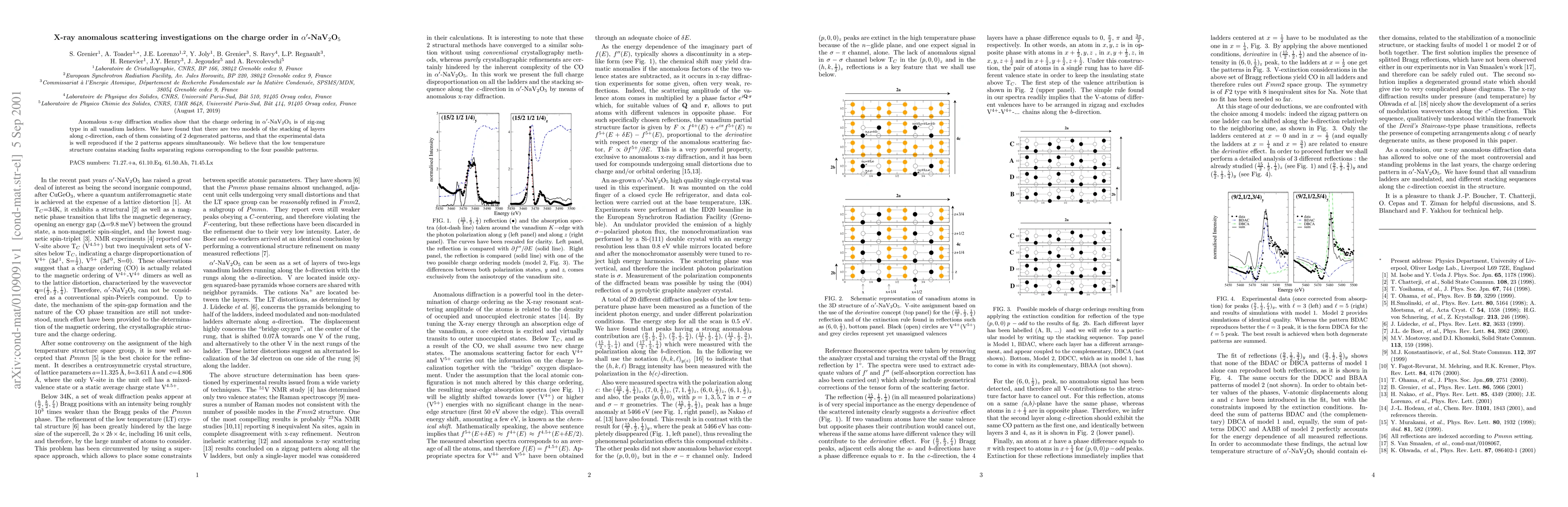 Thumbnail for X-ray anomalous scattering investigations on the charge order in
  $\alpha^\prime$-NaV$_2$O$_5$