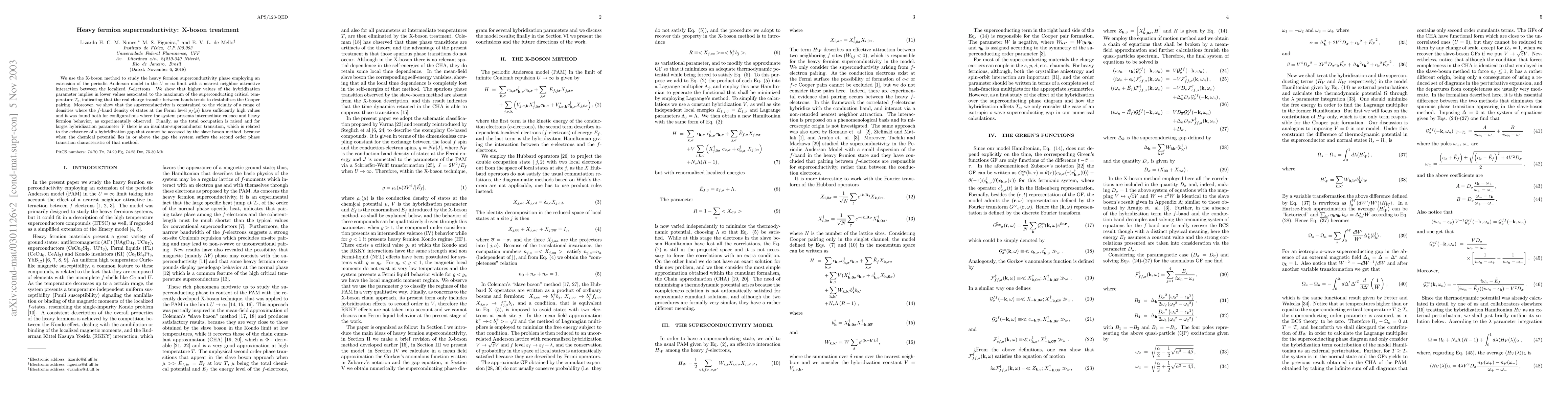 Thumbnail for Heavy fermion superconductivity: X-boson treatment