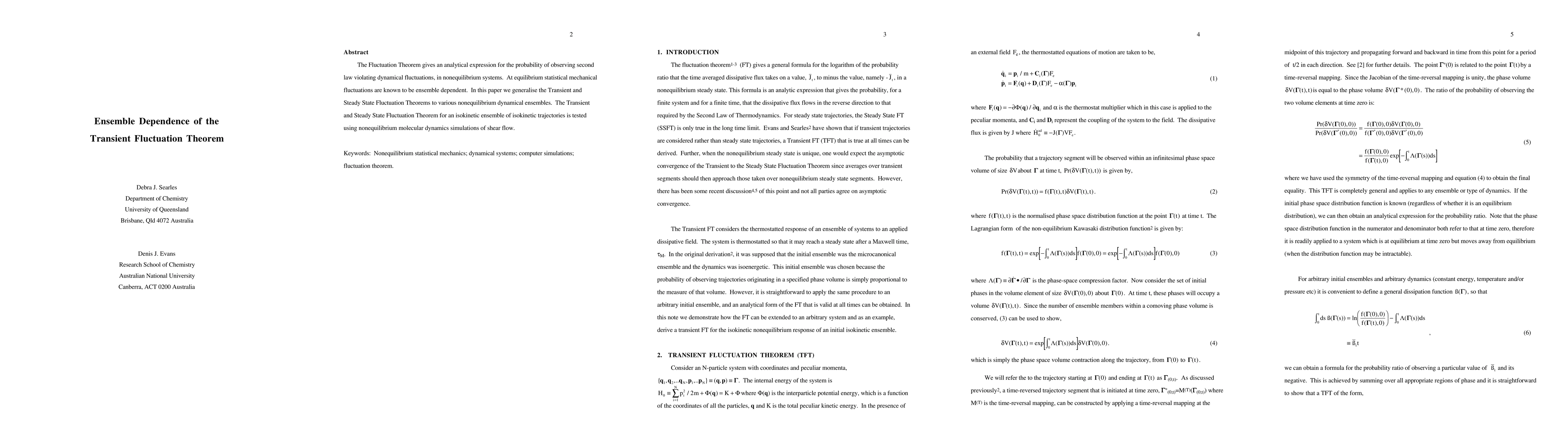 Thumbnail for Ensemble Dependence of the Transient Fluctuation Theorem