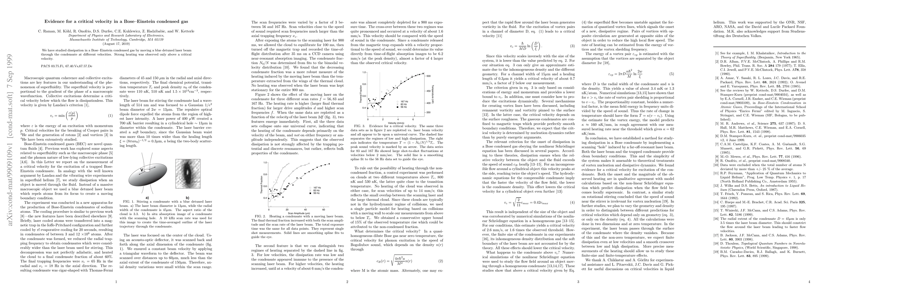 Thumbnail for Evidence for a critical velocity in a Bose-Einstein condensed gas