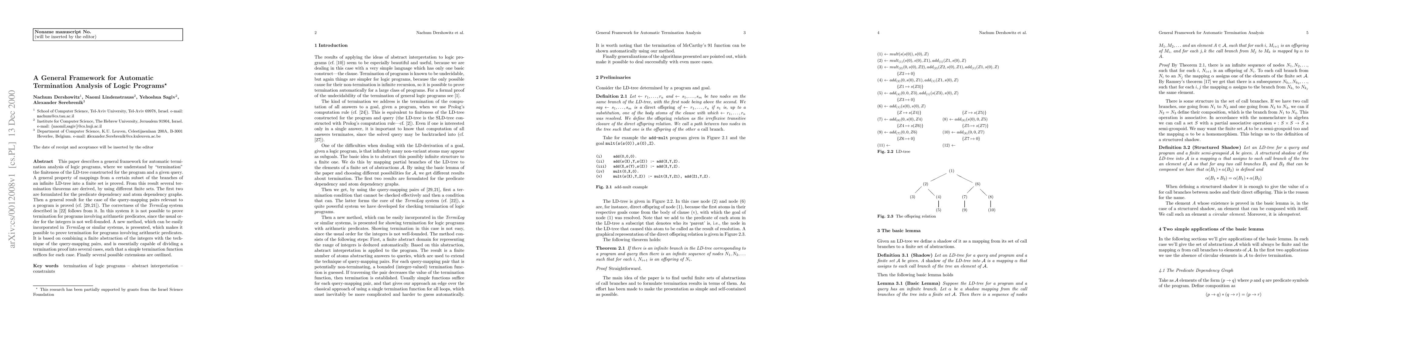 Thumbnail for A General Framework for Automatic Termination Analysis of Logic Programs